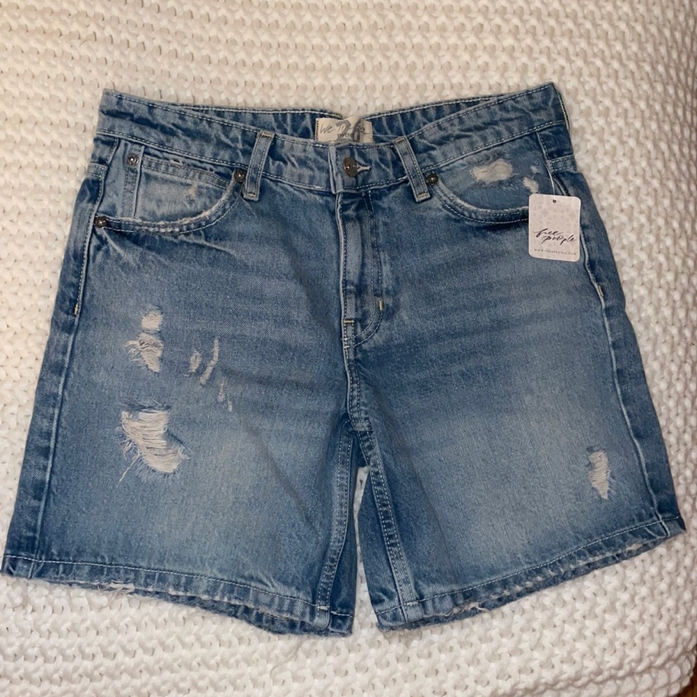 NWT Free People Denim Shorts Size 26